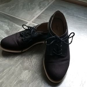 G.H. BASS & CO BLACK DIXIE OXFORDS SHOES 5.5